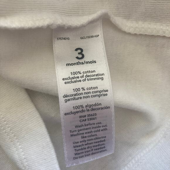 Carter’s Baby Elephant Top, Size 3 Months - Picture 5 of 6